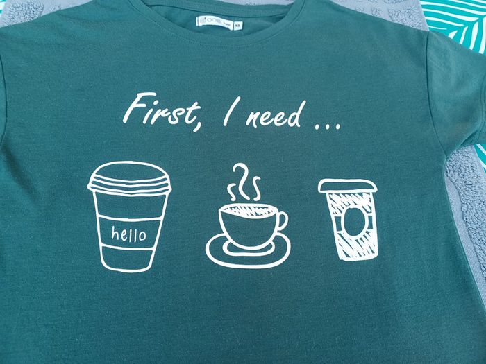 tee shirt vert gemo - photo numéro 3