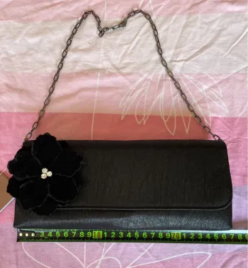 Sac à main soirée noire
