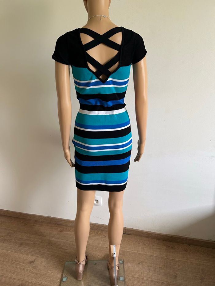 Robe rayée à manches courtes Morgan taille S comme neuve - photo numéro 6