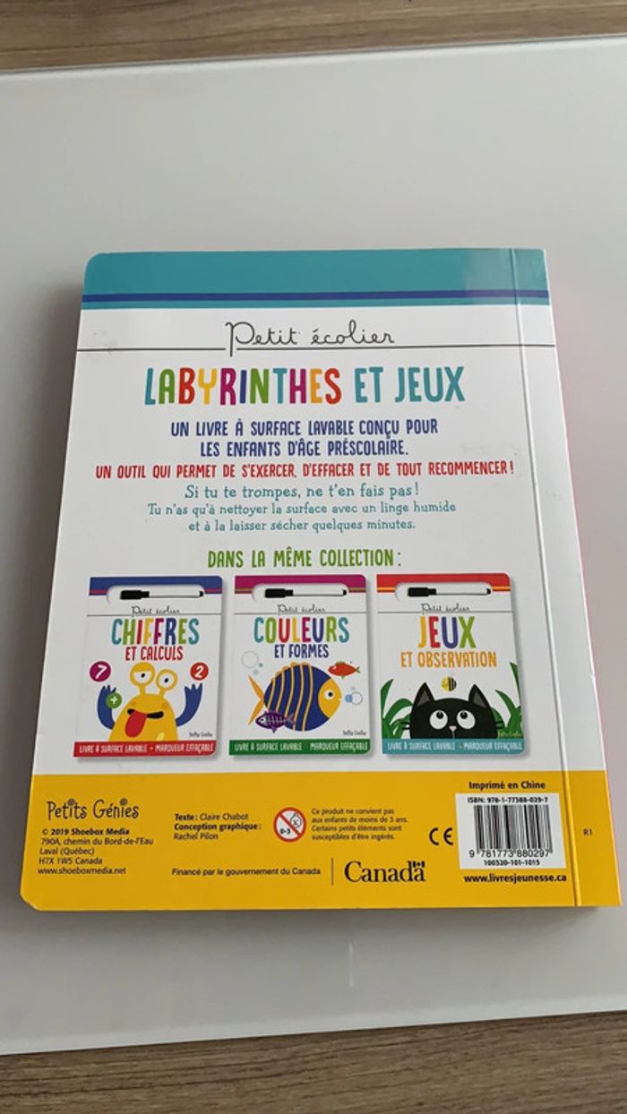 Livre Labyrinthes et jeux neuf - photo numéro 2