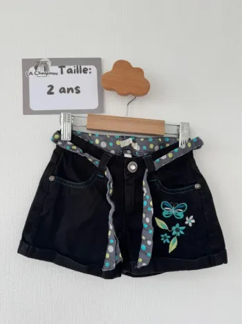 Short noir - taille 2 ans 🌸
