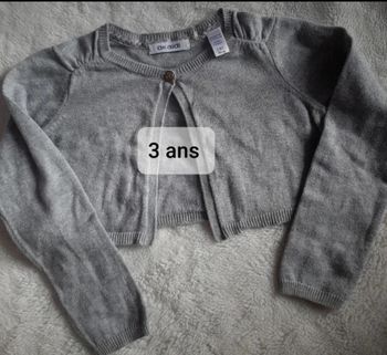 Gilet boléro 3 ans