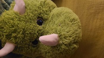 HugFun Dinosaure Triceratops Vert 44 Pouces Peluche Animal Souple Jumbo