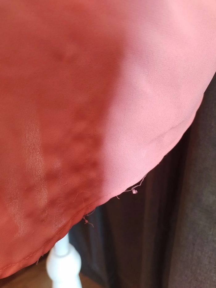 Haut , corail rose - sans manche taille 48 - photo numéro 10