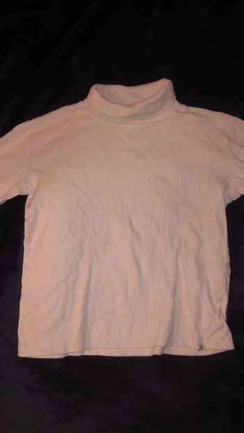 T-shirt manches longues col roulé fille 10 ans