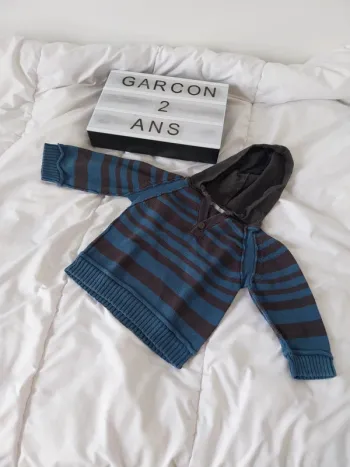 Pull garçon 2 ans