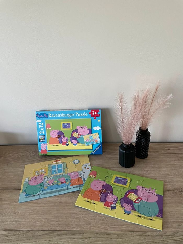 2 puzzles Peppa Pig