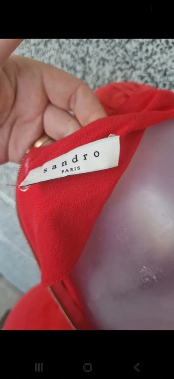 Belle robe sandro taille 36 très bon etat - photo numéro 10