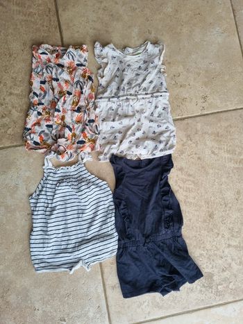 Lot de 4 combi shorts