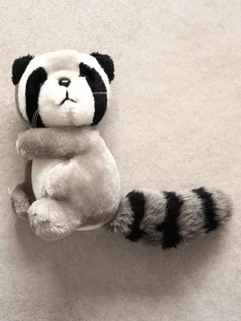 Peluche raton laveur