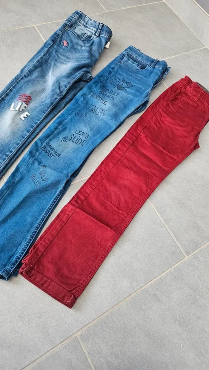 Lot jean chino