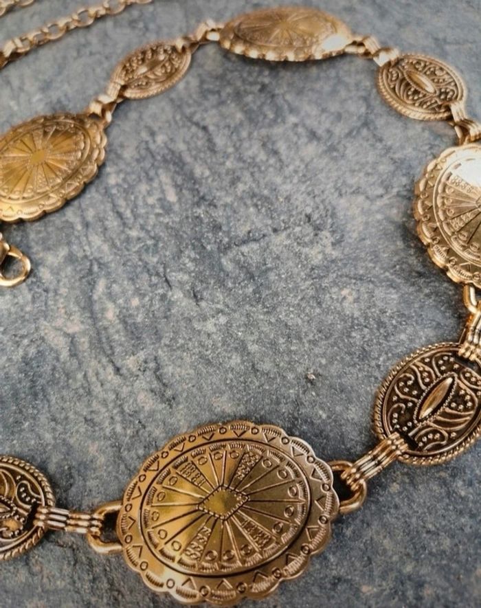 A42 ceinture chaîne de corps doré or tendance réglable - photo numéro 3