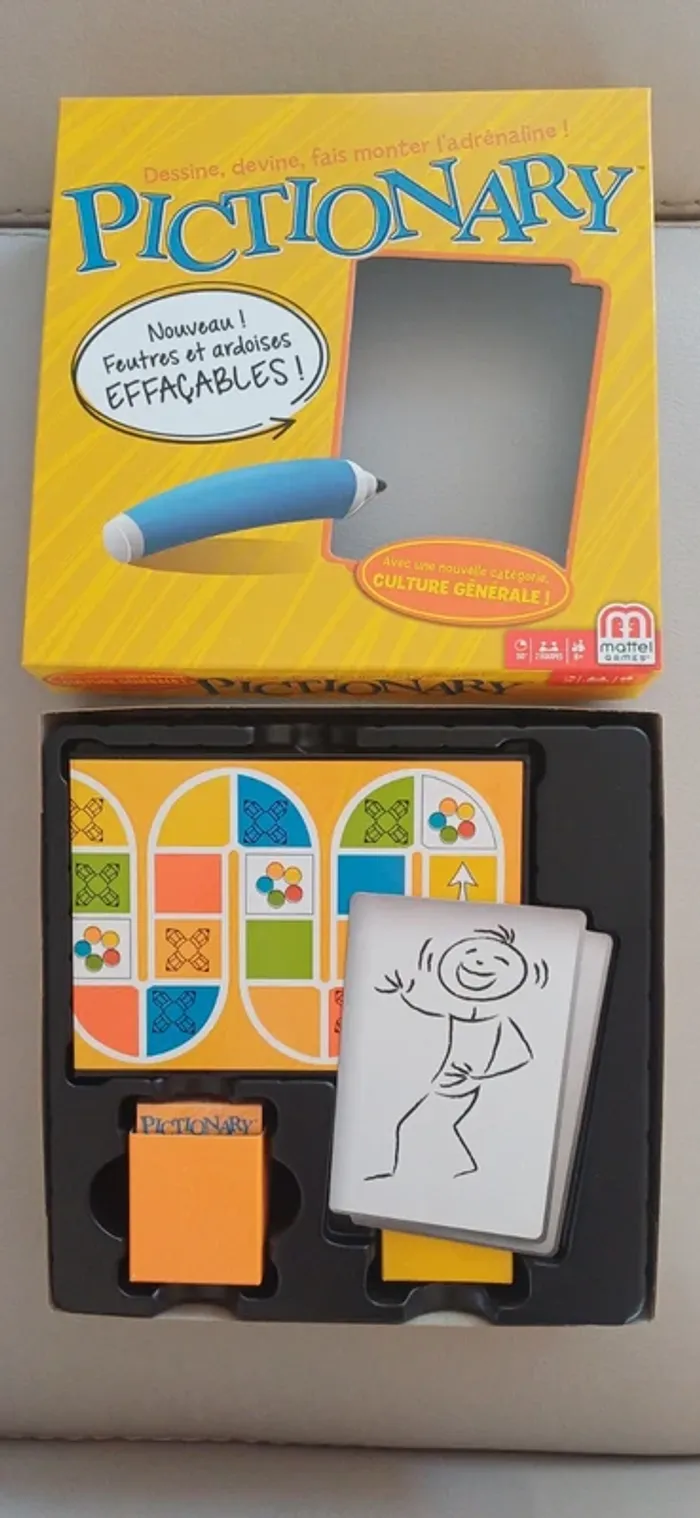 Lot Time's Up! Repos Production et Pictionary Mattel complets et neufs 8 ans+ - photo numéro 4