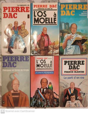 Pierre Dac : lot 7 livres de poche