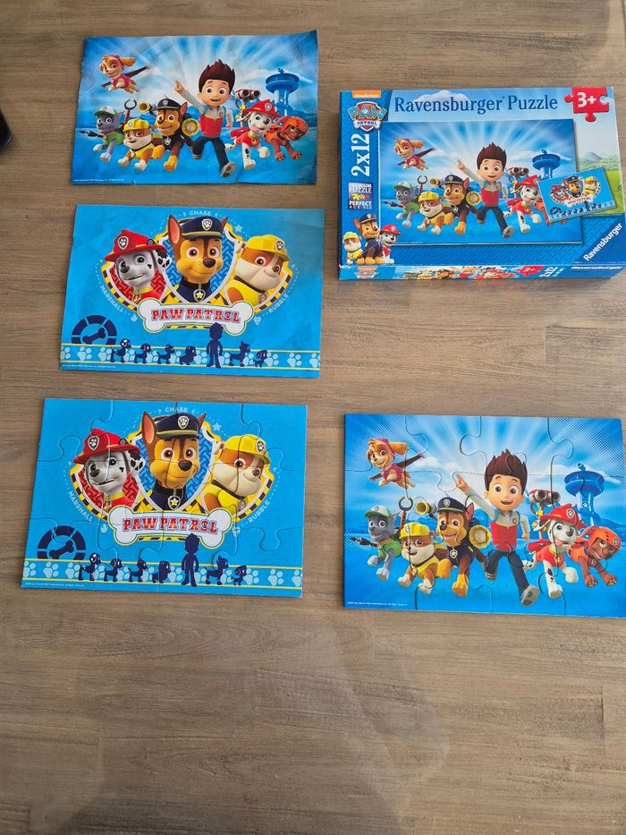 Puzzles Pat Patrouille en très bon état