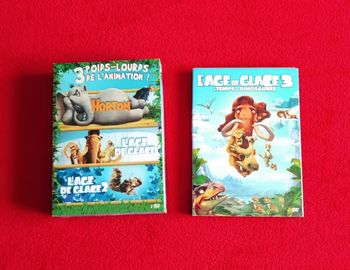 🎬 Coffret trilogie L'âge de glace + Horton - 4 DVD 🎬