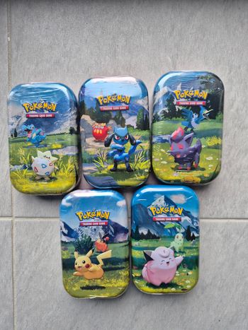 Arset mini tins pokemon me2.5 héros transcendants 