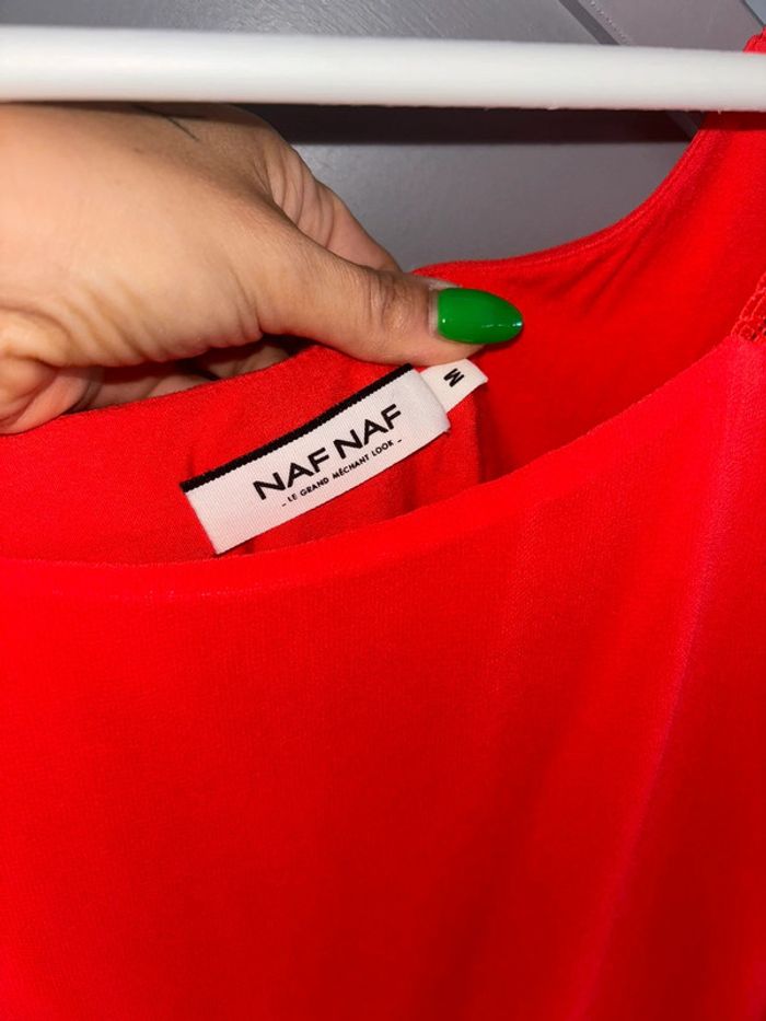 Robe naf naf corail taille 38 - photo numéro 5