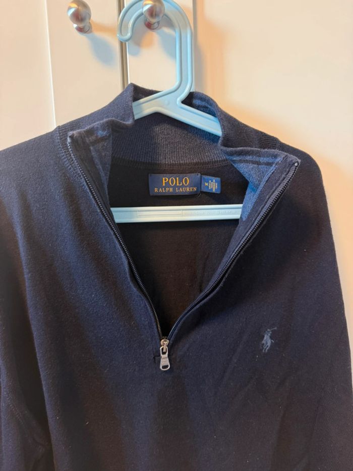 Pull col montant zippé Ralph Lauren M - photo numéro 3