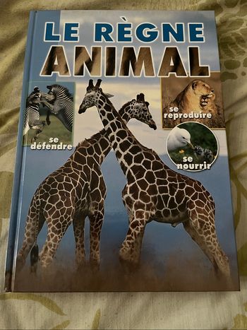 Livre. Le Règne Animal neuf