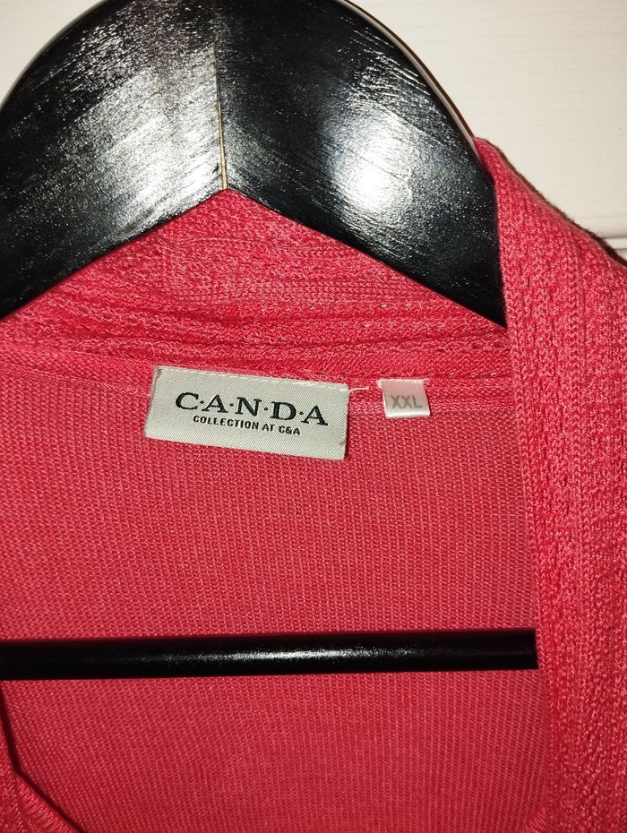 * Tunique double effet orange-saumon T46-48 C&A - photo numéro 2