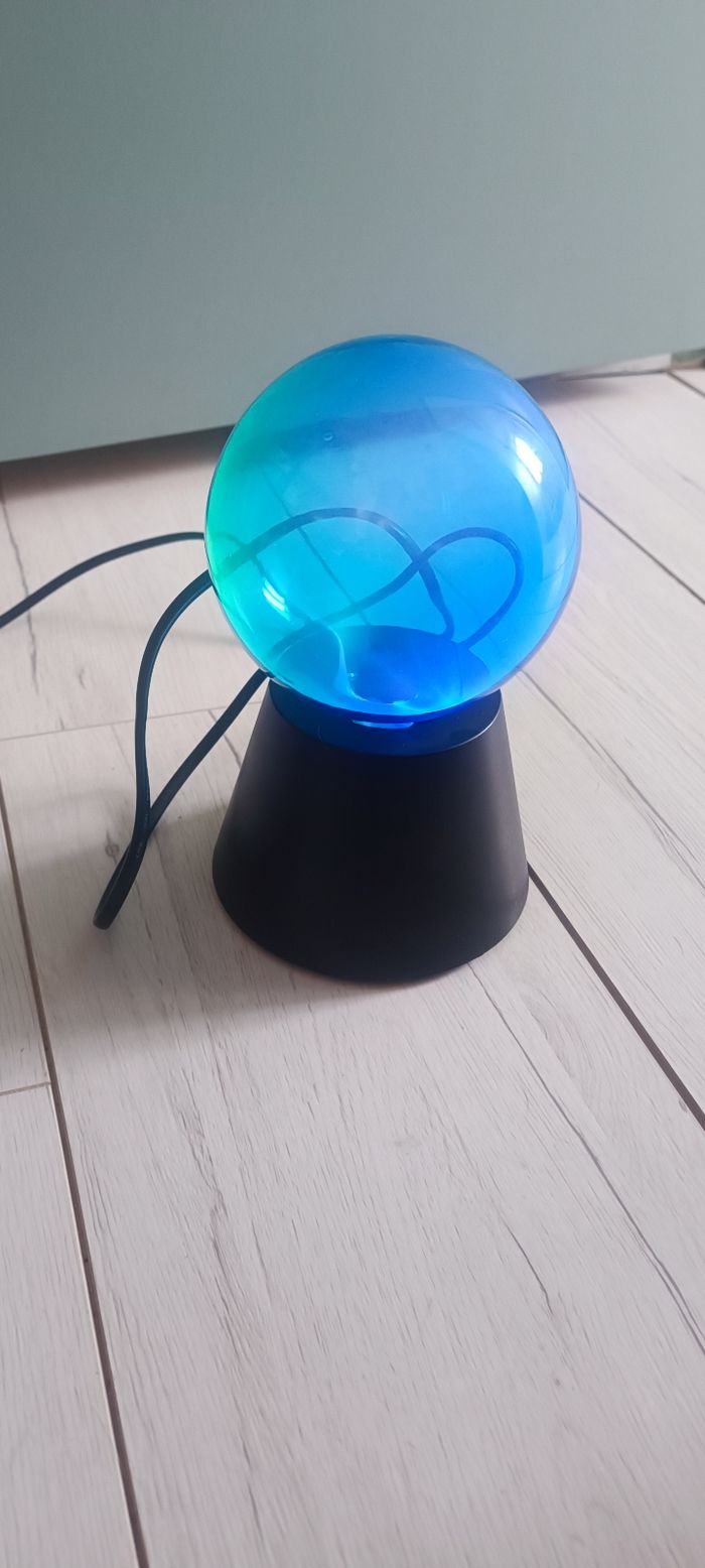 💡 Lampe boule plasma bleue 💡 - photo numéro 2
