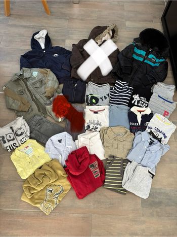 Lot de 25 vêtements hiver garçon 5 ans kiabi ikks sergent major vertbaudet