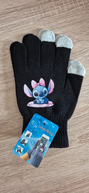 Gants tactiles Stitch Taille unique