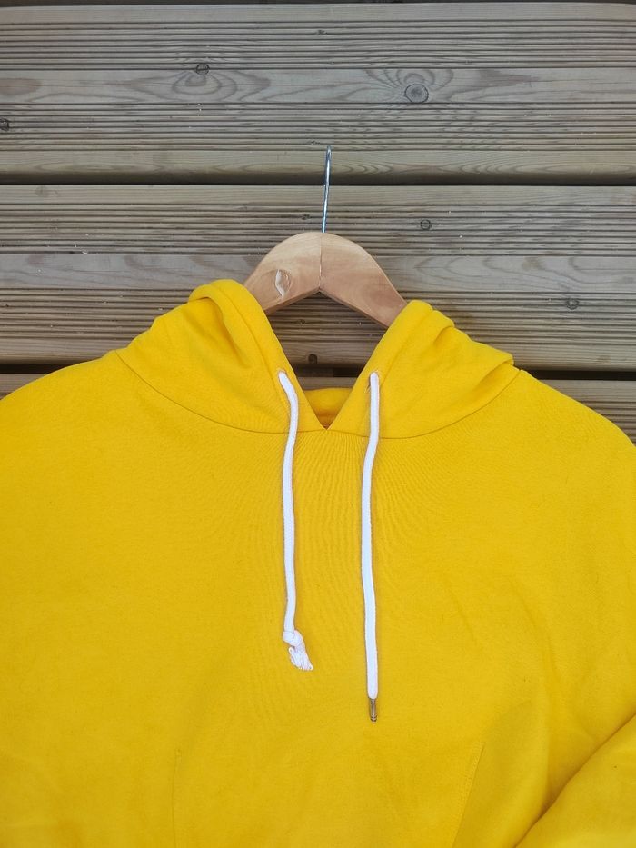 Sweat Crop Top Oversize Jaune Jennyfer – Taille M 38 - photo numéro 6