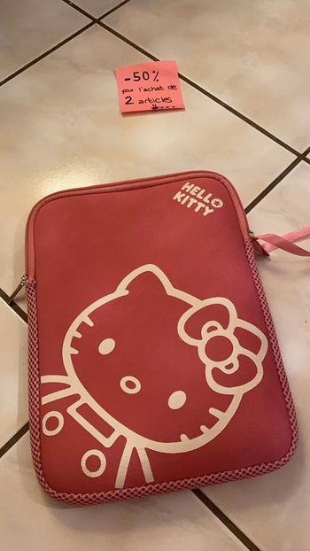 Pochette pour tablette hello kitty
