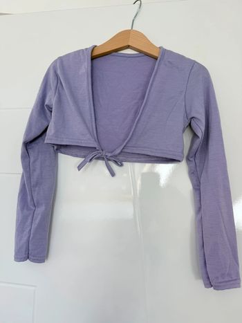 Boléro mauve en 8ans