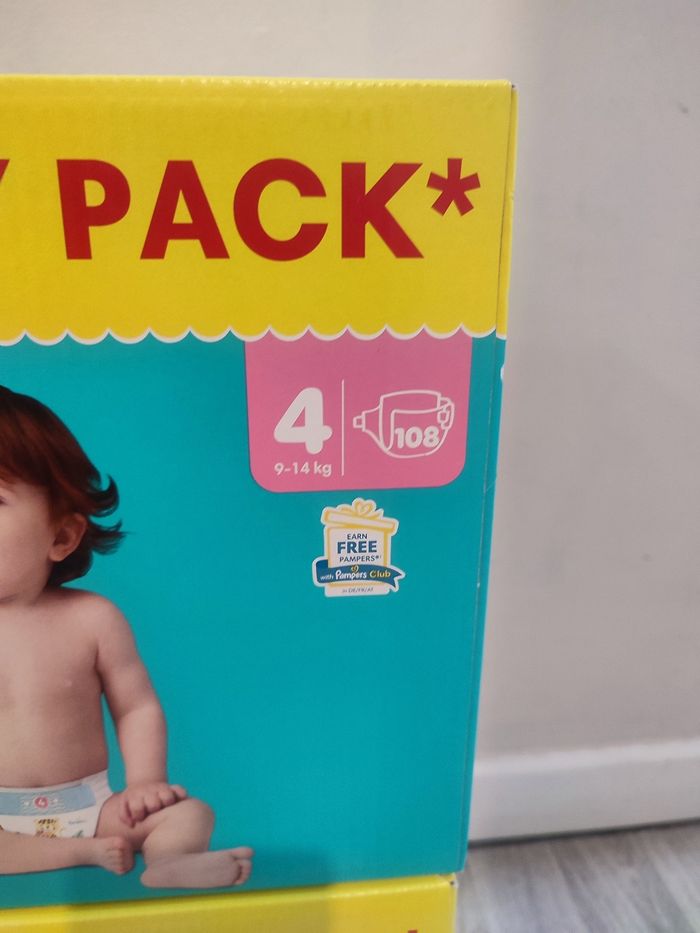 Couche Pampers  taille 4 - photo numéro 2