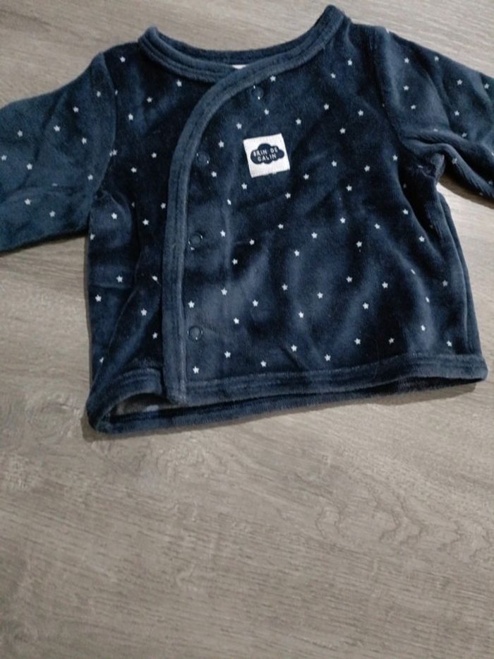 Gilet effet velours Brin de Malice - 1 mois - Bébé - Gémo - photo numéro 2
