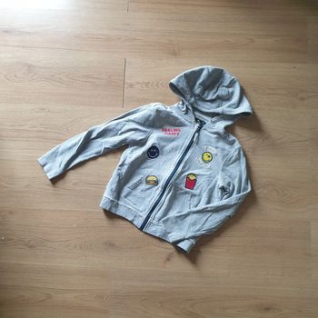 💚 Gilet zippé 10 ans Smiley #emyfleury_10ansgarçon