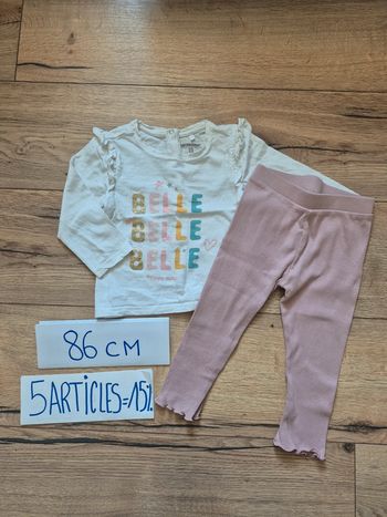 🌸 Ensemble fille 86 cm – Orchestra & Kiabi 🌸