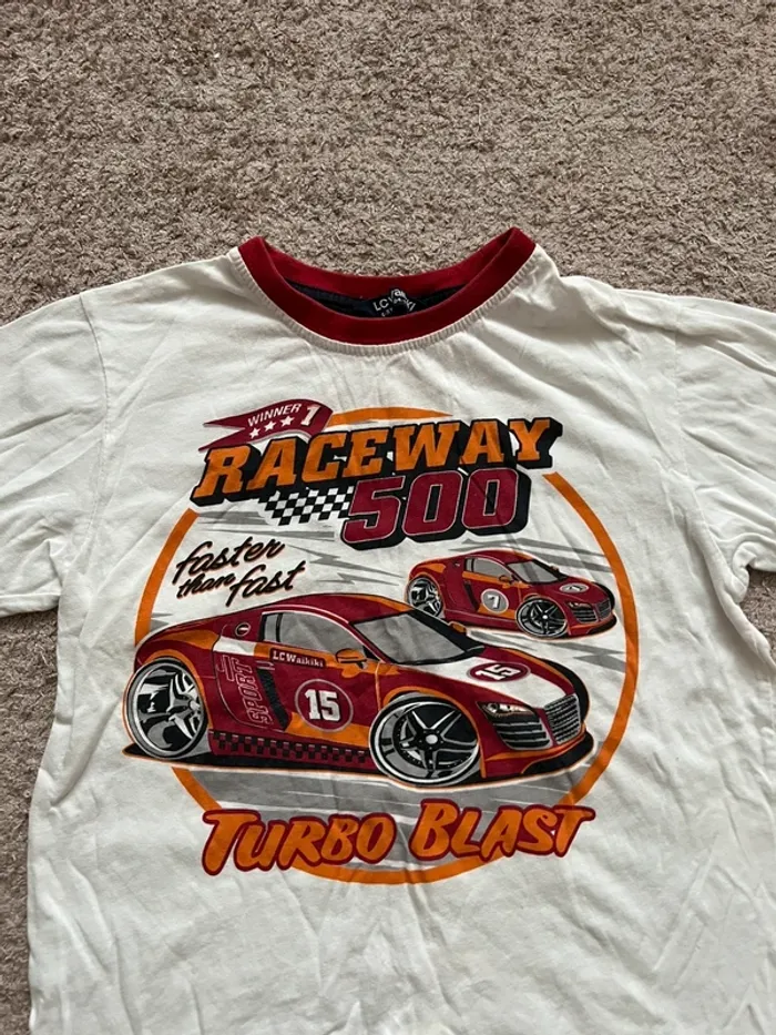 t-shirt pour garçon voiture - photo numéro 2