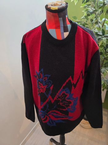 Pull vintage en laine Taille unique