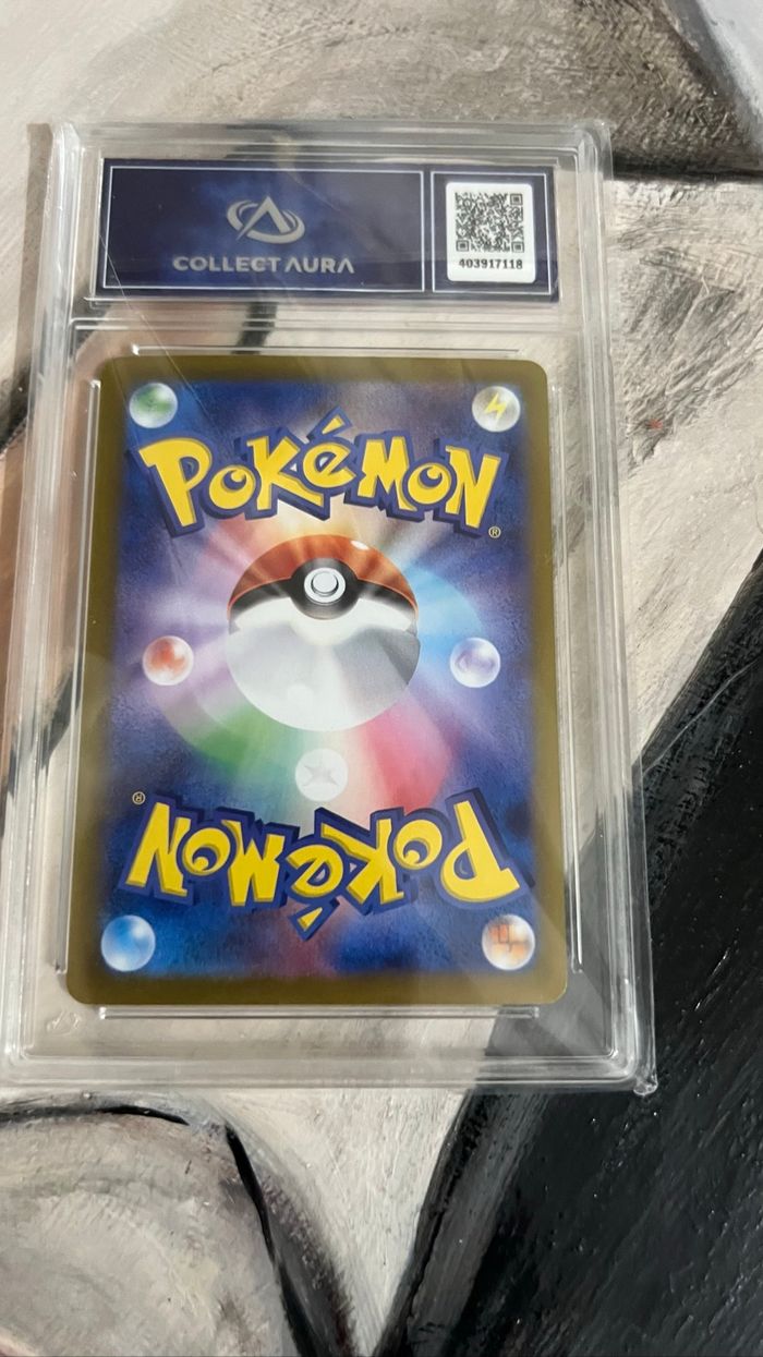 Carte Pokémon Nymphali ex 069/187 grader collectaura - photo numéro 3