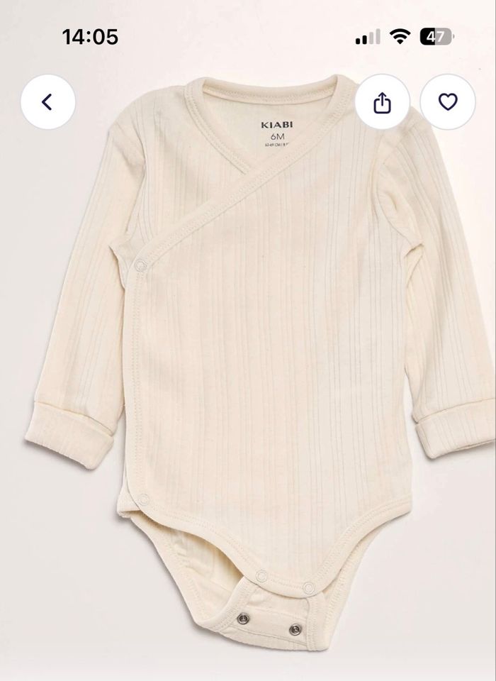 Body évolutif manches longues 1 mois - photo numéro 4