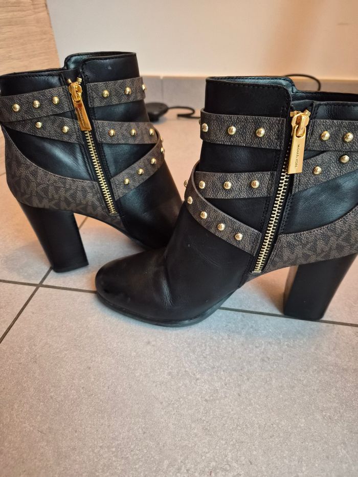 Bottines en cuir Michael Kors - photo numéro 4