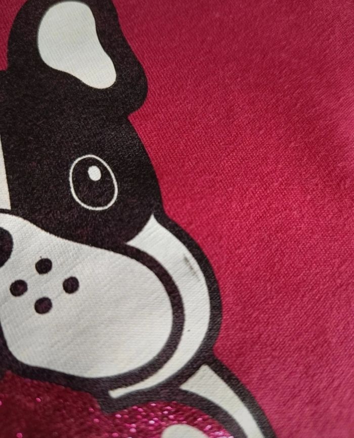 T-shirt manches longues rose - photo numéro 4