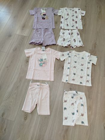 Lot pyjamas Disney 2-3 ans 98 cm neuf