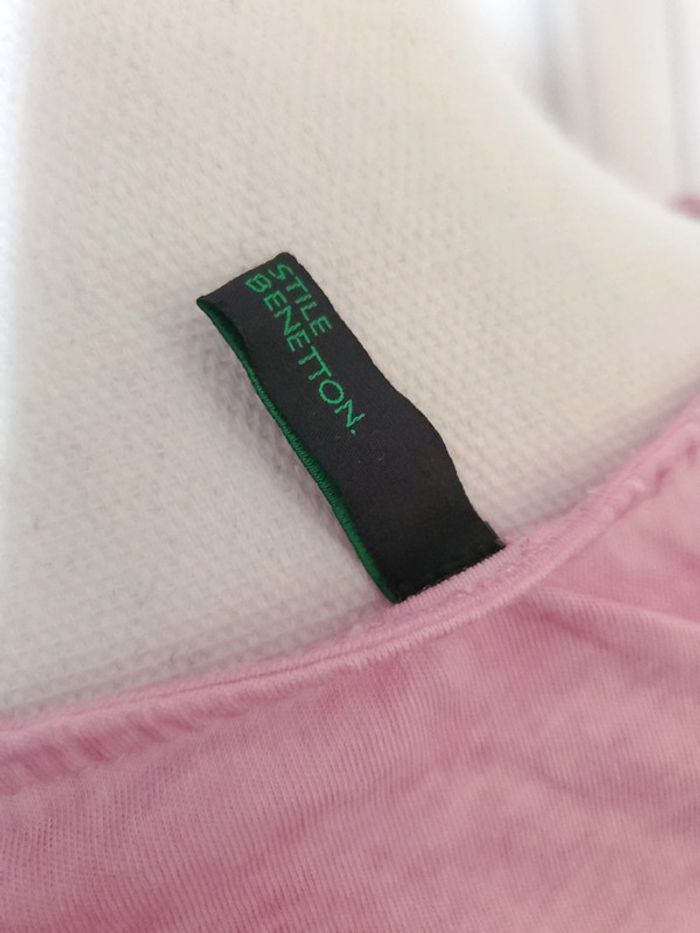 T-shirt Rose Stile Benetron T.S/M - photo numéro 3