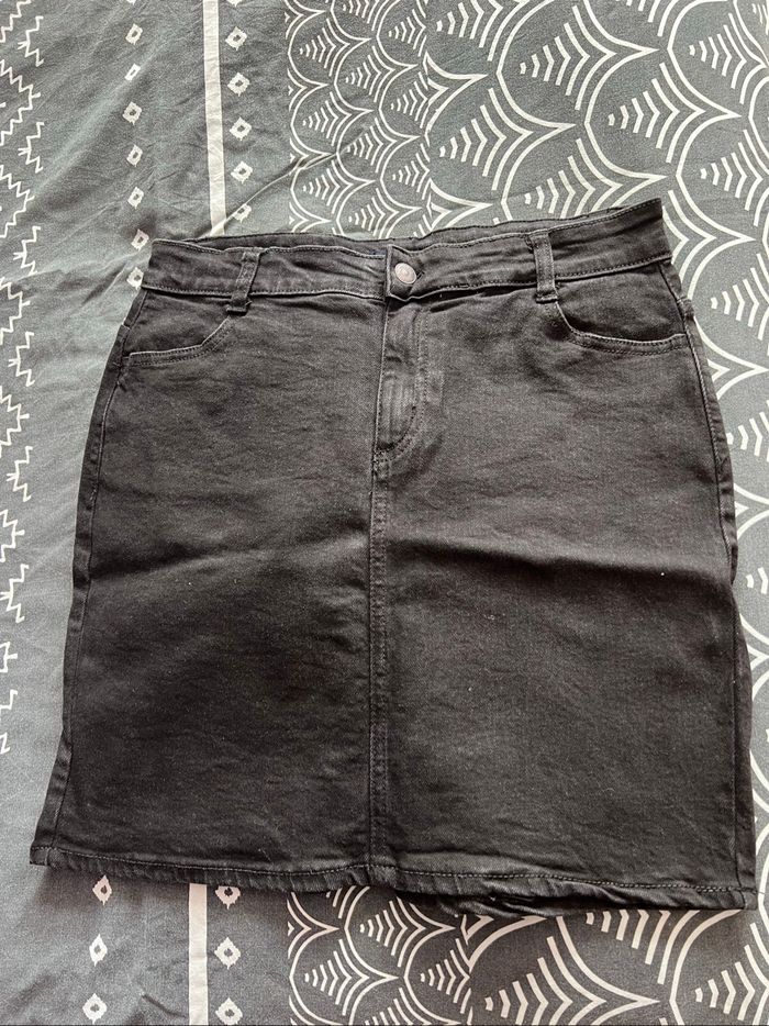 Jupe en jean noire