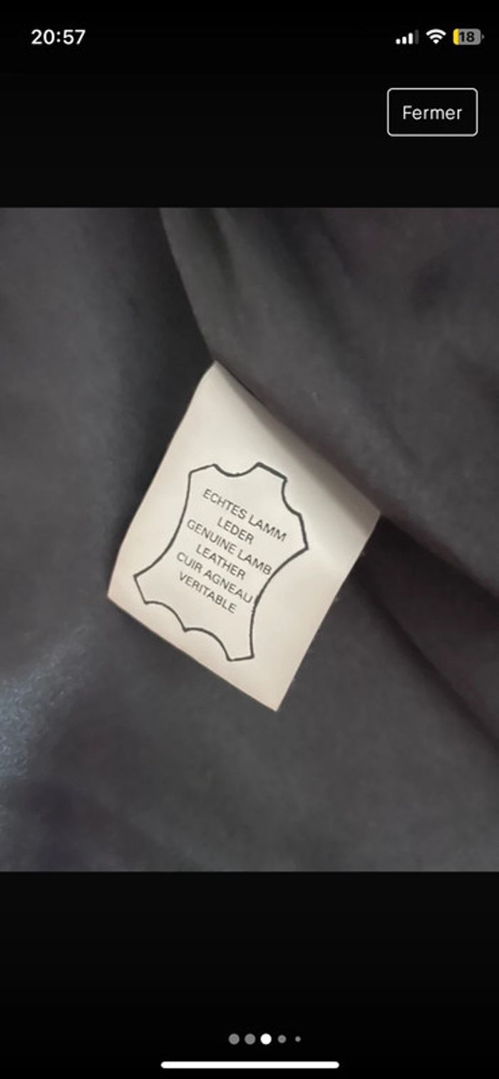 Veste en cuir viaggio taille L - faites des offres - photo numéro 3