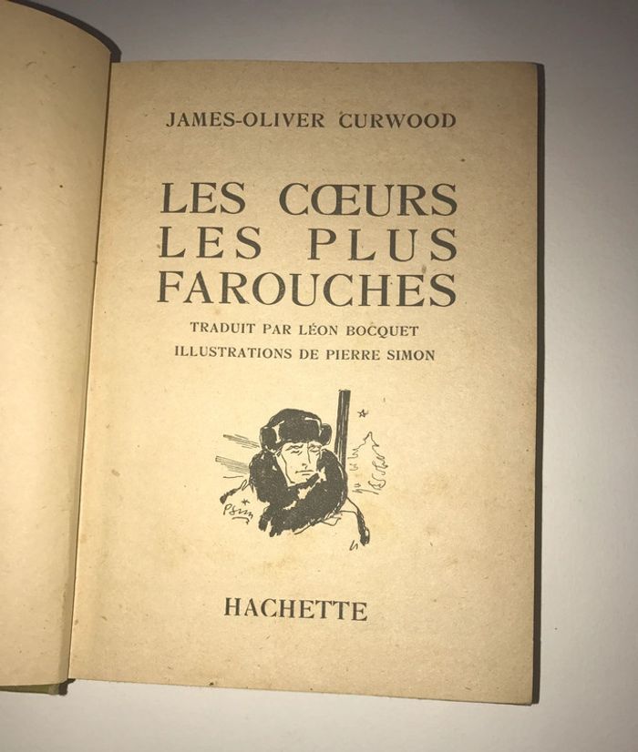 Ancien livre Les cœurs les plus farouches - photo numéro 3
