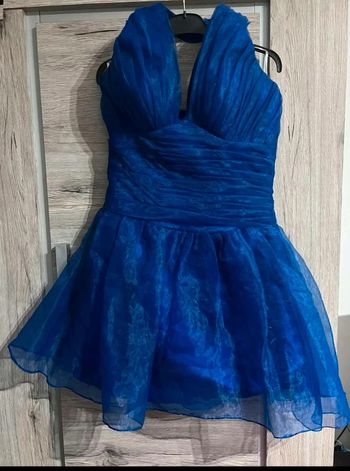 Robe  de  cérémonie  mariage  bleu roi M  38  femme