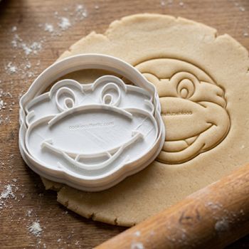 Emporte-pièce Tortue Ninja pour Biscuits et Pâte à Sucre - Découpoir Visage