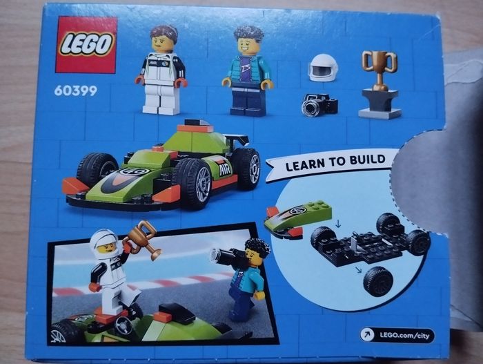 LEGO, City, 60399, voiture de course, minifigure, jouet, collection, cadeau - photo numéro 2