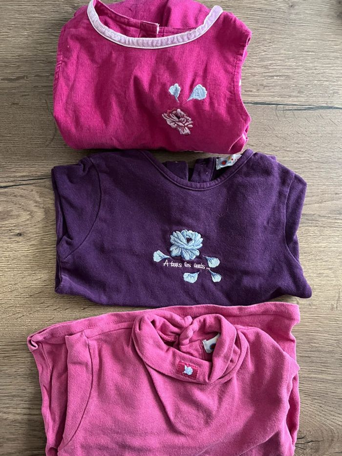 Lot robe et 2 hauts - 23 mois